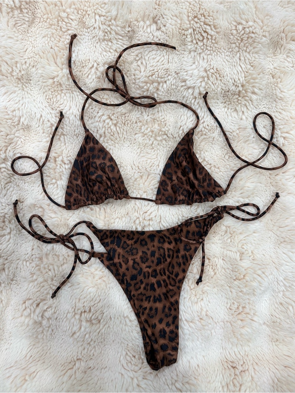 Ark Swimwear | Leopard String Bikini Set | Medium - Picture 8 of 10